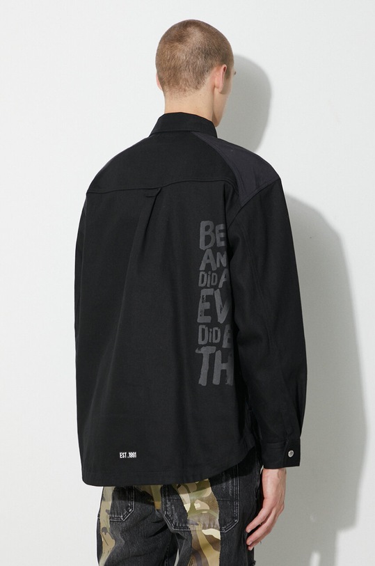 Oblečenie Rifľová bunda Evisu Seagull and Slogan Print 2EAHTM3SJ8004LFCT čierna