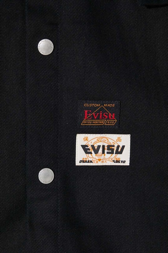 Джинсова куртка Evisu Seagull and Slogan Print 2EAHTM3SJ8004LFCT