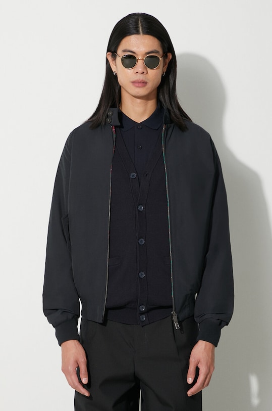 Bunda Baracuta G9 Cloth bomber tmavomodrá BRCPS0001