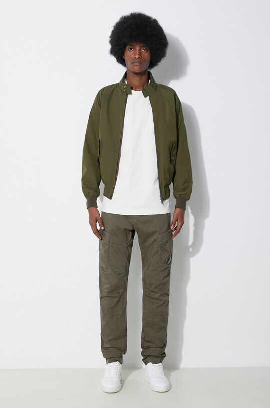 Куртка-бомбер Baracuta G9 Cloth BRCPS0001 зелёный AW24