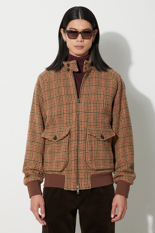 Baracuta giubbotto bomber in lana P. Wool G9 AF Pocket Unpadded