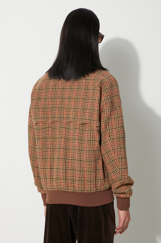Oblečenie Vlnená bunda bomber Baracuta P. Wool G9 AF Pocket Unpadded BRCPS1003 hnedá