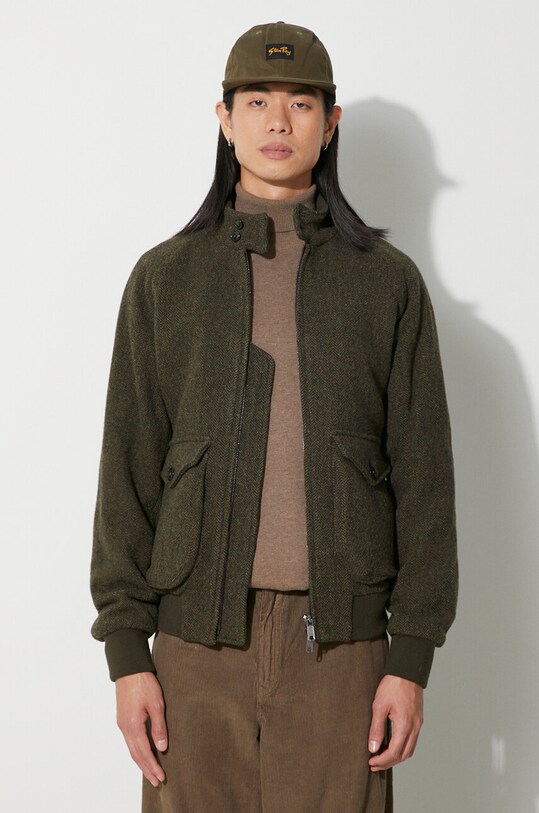 Baracuta giubbotto bomber in lana P. Wool G9 AF Pocket Unpadded