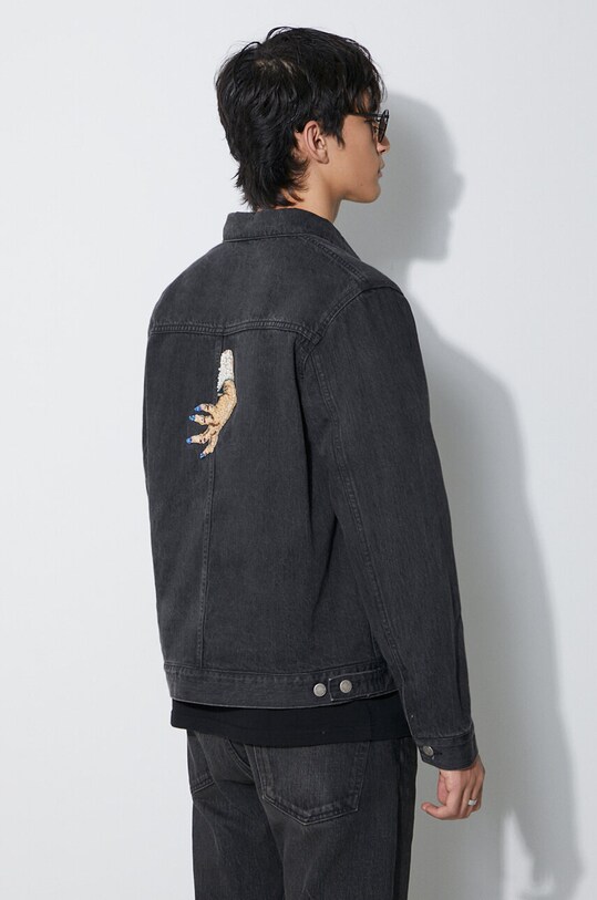 Odzież Undercover kurtka jeansowa Blouson UC2C4212 czarny