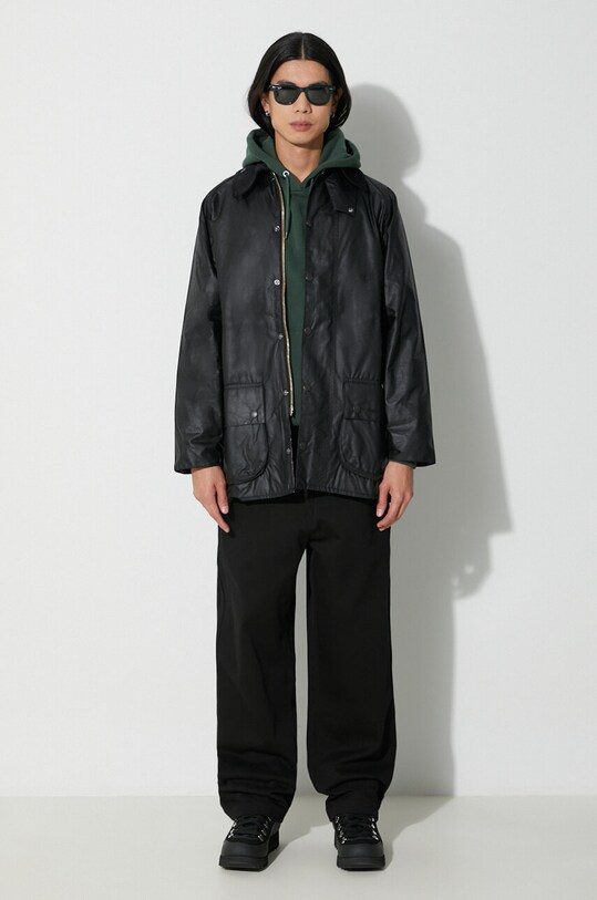 Barbour Beaufort Wax Jacket MWX0017 black SS24