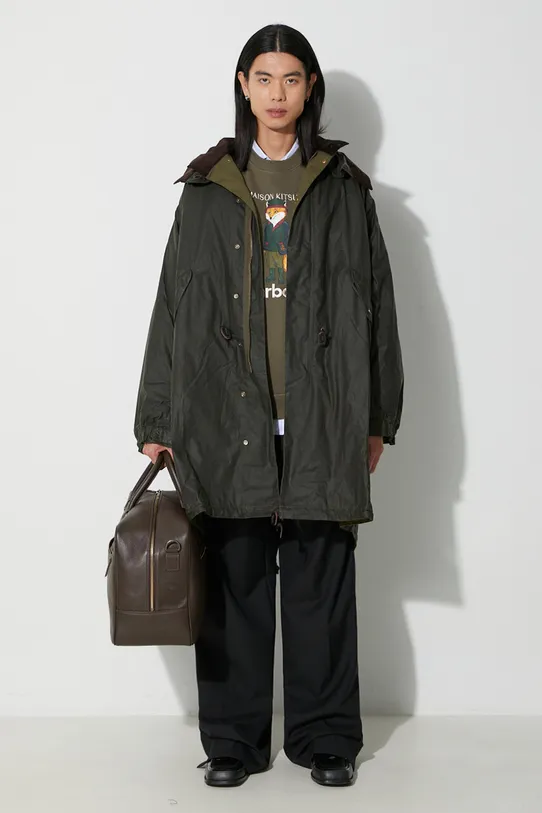 Barbour giacca parka Torrent Parka MWX2250 verde AW23