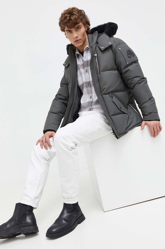 MOOSE KNUCKLES geacă de puf Original 3Q M32MJ128S verde AW23