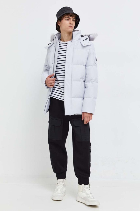 MOOSE KNUCKLES kurtka puchowa Cloud 3Q M32MJ178S szary AW23