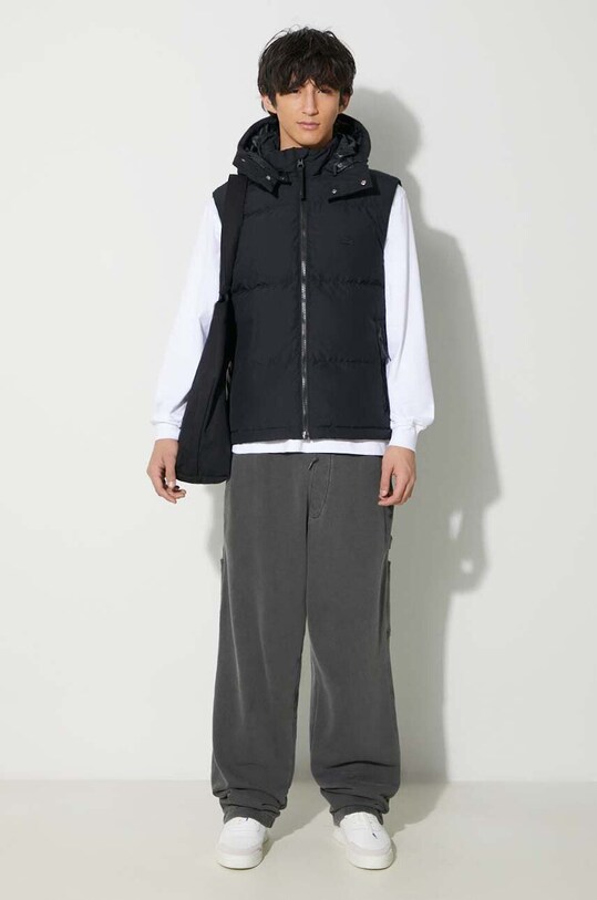 Lacoste bezrękawnik puchowy BH1611 czarny AW23