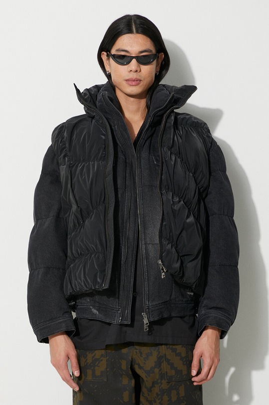 Ader Error down vest Aren Down Vest black BMADFWDW0401