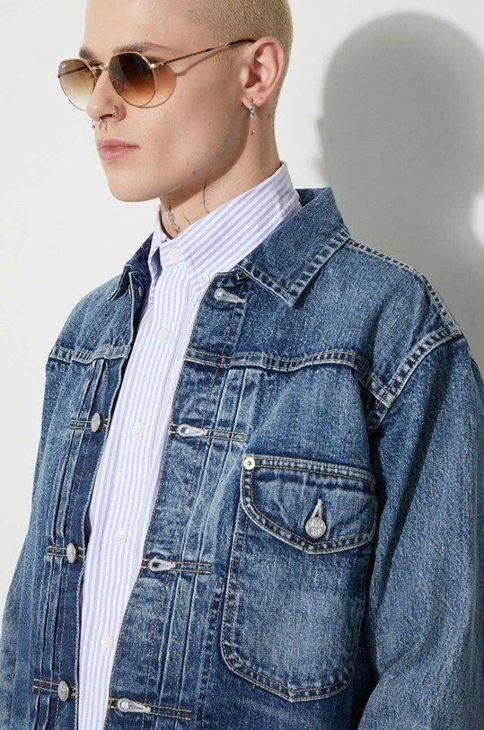 Джинсовая куртка Human Made Denim Work HM26JK008 тёмно-синий