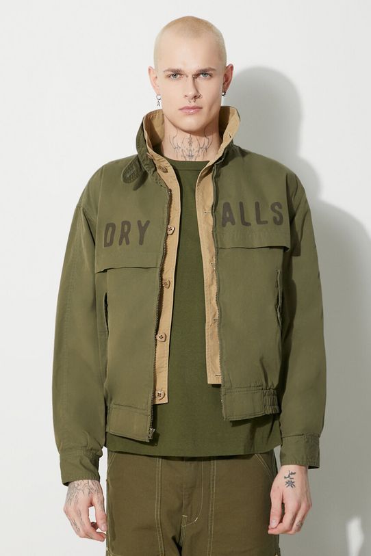 Bunda Human Made Oxford Blouson prechodné zelená HM26JK021