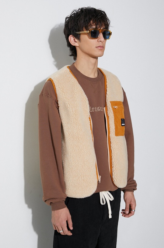 Елек с две лица PLEASURES Infinite Reversible Vest P23F013.BEIGE