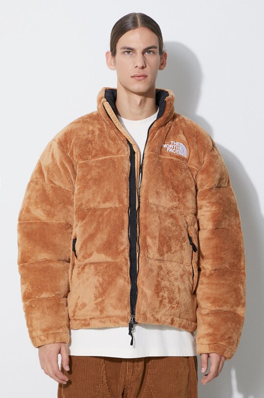 The North Face piumino Versa Velour Nuptse isolamento in piuma marrone NF0A84F7I0J1