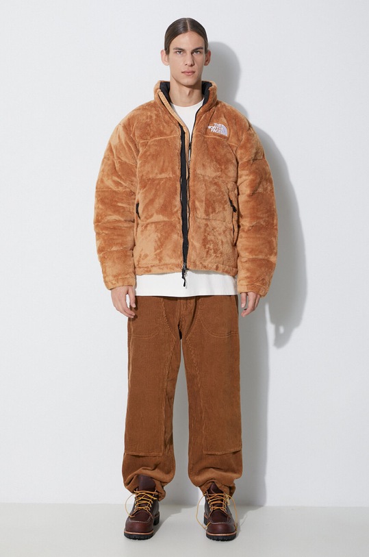 The North Face piumino Versa Velour Nuptse NF0A84F7I0J1 marrone AW23
