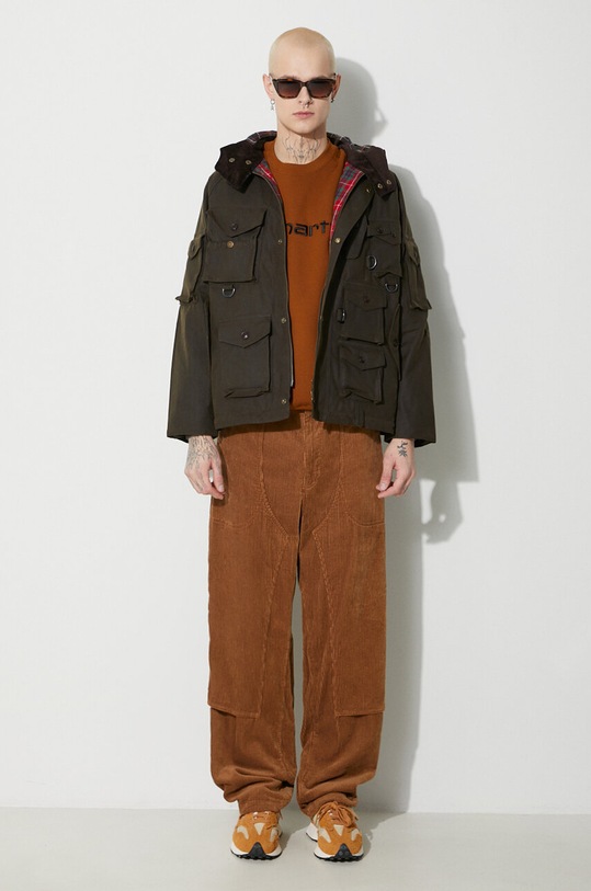 Baracuta giacca Baracuta x Barbour Clayton Wax BRCPS1011 verde AW23