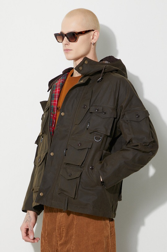 Baracuta giacca Baracuta x Barbour Clayton Wax verde BRCPS1011