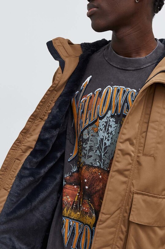Hollister Co. geaca KI332.3067.BROWN
