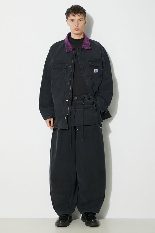 Джинсова куртка Needles Lumberjack Coat NS157 чорний SS24