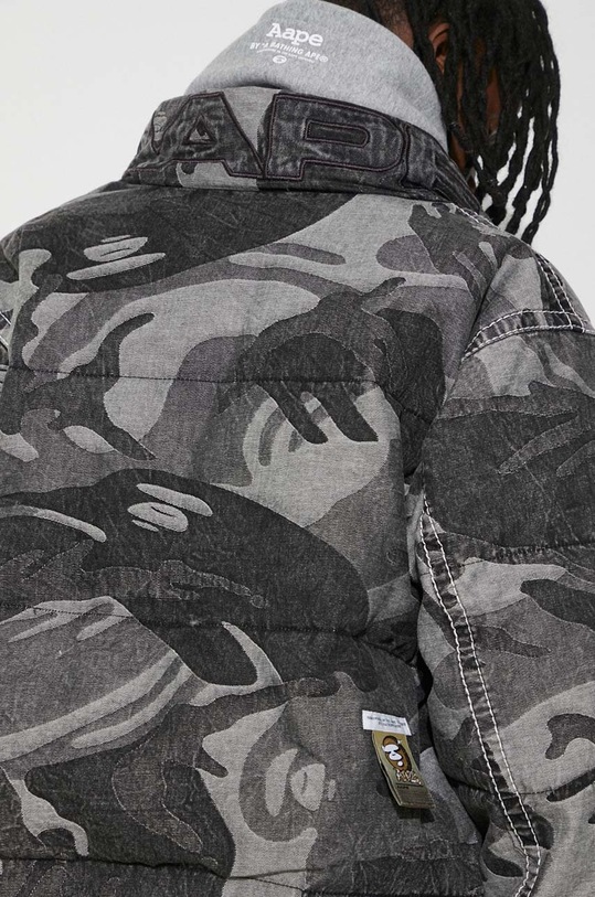 AAPE kurtka puchowa Down Jacket ADN7606 czarny
