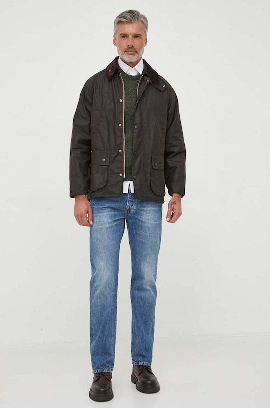 Bavlnená bunda Barbour Classic Bedale Wax Jacket MWX0010 hnedá AA00