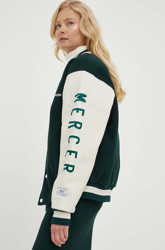 The Mercer Brand jacheta bomber din lana MEAP233001
