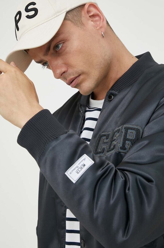 Μπουφάν bomber The Mercer Brand γκρί MEAP233003