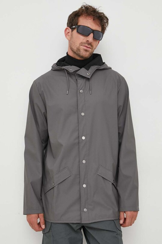 Дождевик Rains 12010 Jackets 12010.13 серый SS24
