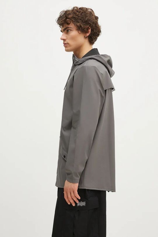 Rains giacca impermeabile 12010 Jackets 12010.13 grigio SS24