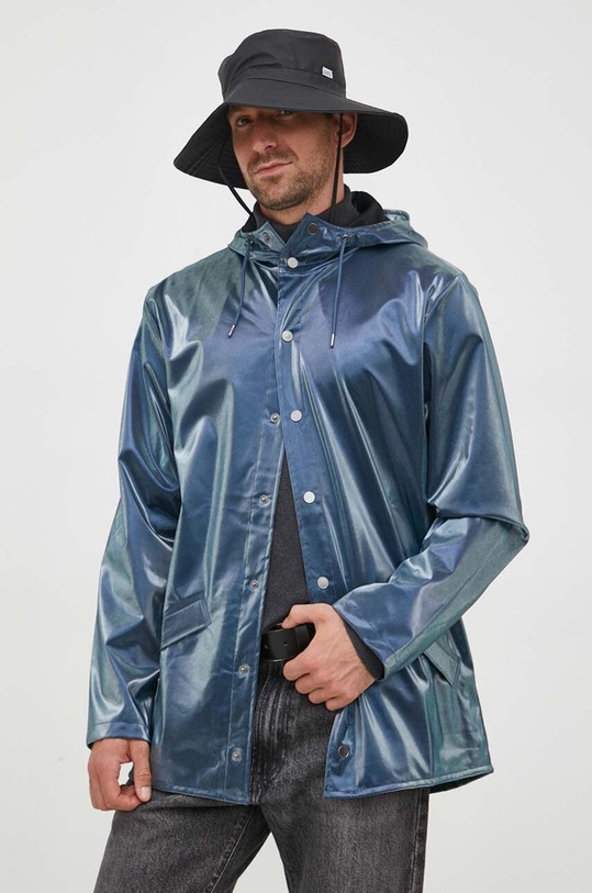 Nepromokavá bunda Rains 12010 Jackets modrá 12010.25