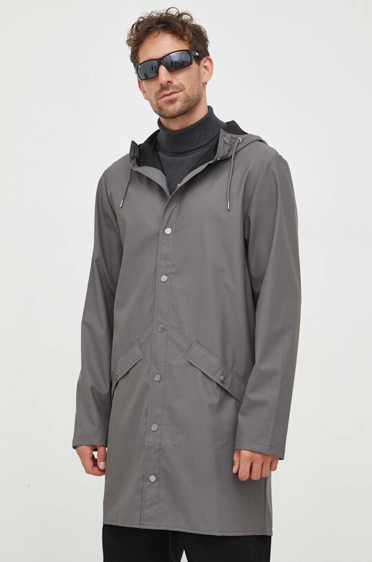 Дождевик Rains 12020 Jackets 12020.13 серый SS24