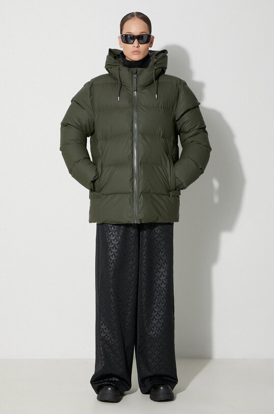 Одежда Куртка Rains 15120 Jackets 15120.03 зелёный
