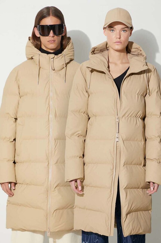 Куртка Rains 15130 Jackets з утепленням бежевий 15130.24