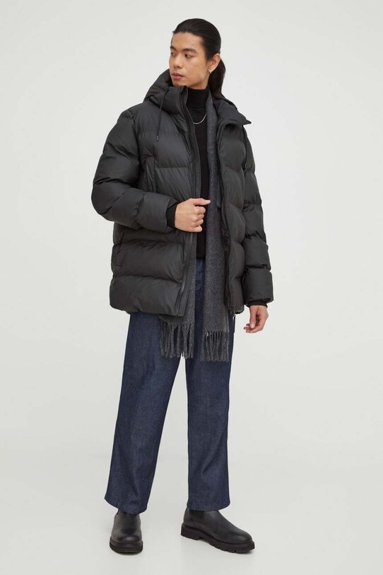 Μπουφάν Rains 15190 Jackets 15190.01 μαύρο AW23