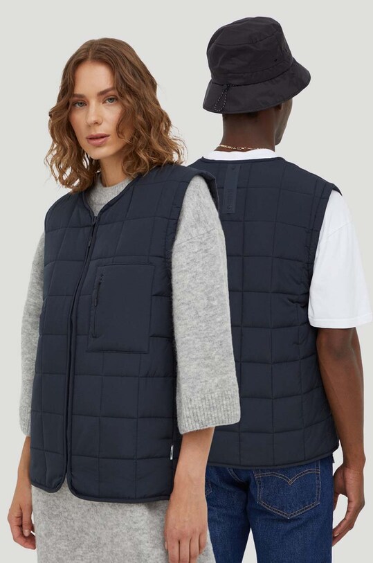 Rains bezrękawnik 18160 Vests bez kaptura granatowy 18160.47