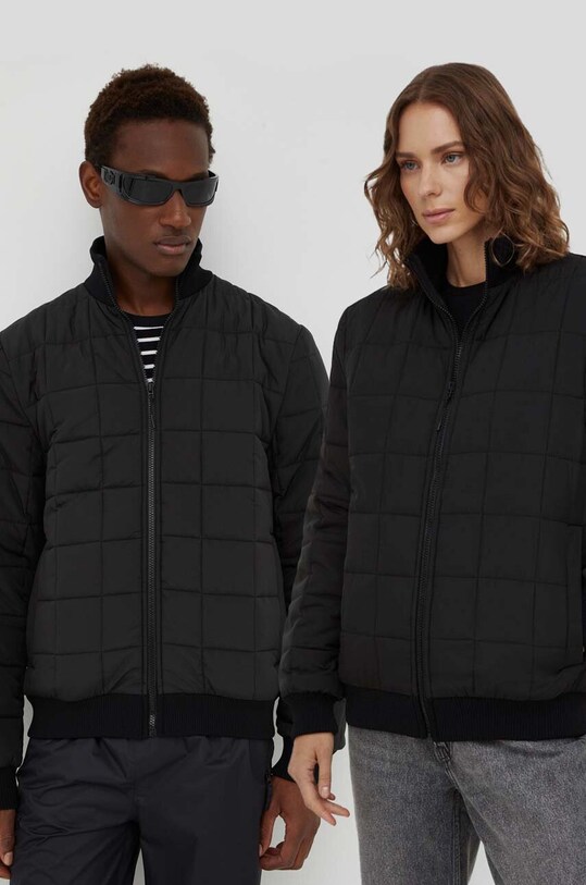 Rains kurtka 18180 Jackets bez kaptura czarny 18180.01