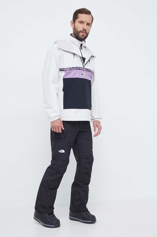 Quiksilver geaca Steeze alb EQYTJ03421