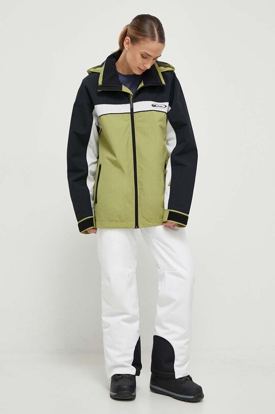 Îmbrăcăminte Quiksilver geaca Live Wire EQYTJ03408 verde