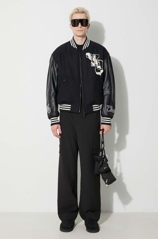 Y-3 wool blend bomber jacket IQ2133 black AW23