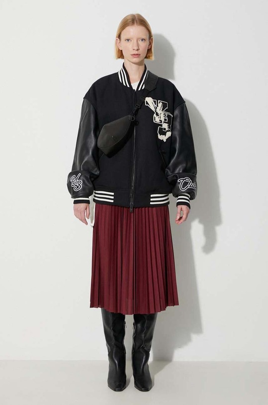 Clothing Y-3 wool blend bomber jacket IQ2133 black