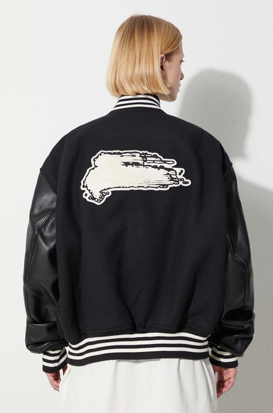 Y-3 wool blend bomber jacket IQ2133 black