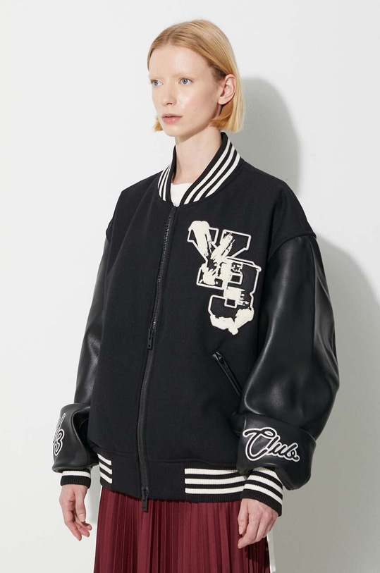 Y-3 wool blend bomber jacket IQ2133