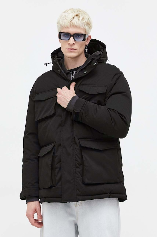 Jakna Guess Originals M3BL02WEZR0 crna AW23