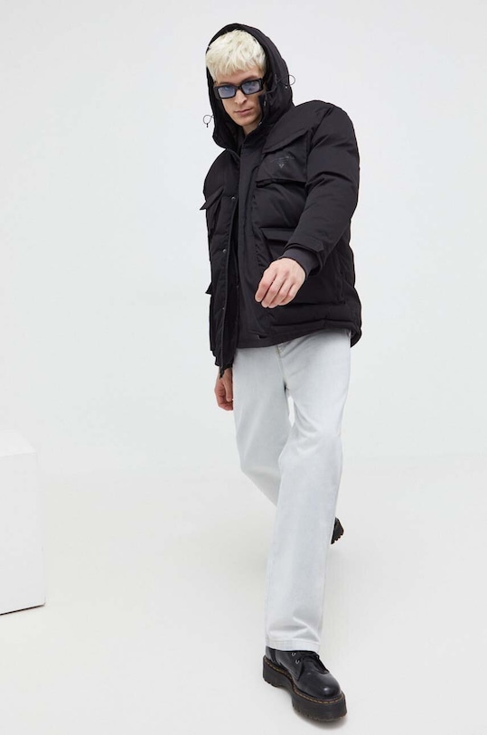 Jakna Guess Originals crna M3BL02WEZR0