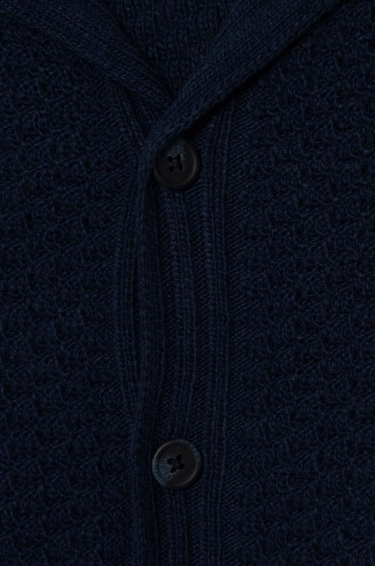 Αγορίστικα Παιδική ζακέτα με μείγμα από μαλλί United Colors of Benetton 1076CW002.G.SEASONAL σκούρο μπλε