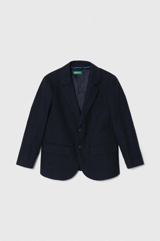 Детский пиджак United Colors of Benetton ткань чёрный 2MI7CW004.G.REPROPOSED