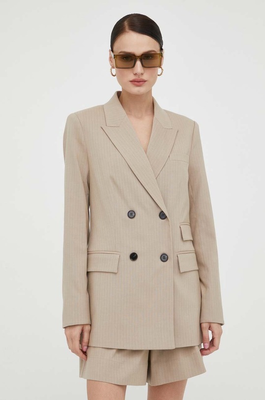 Bruuns Bazaar sacou cu captuseala bej BBW3451