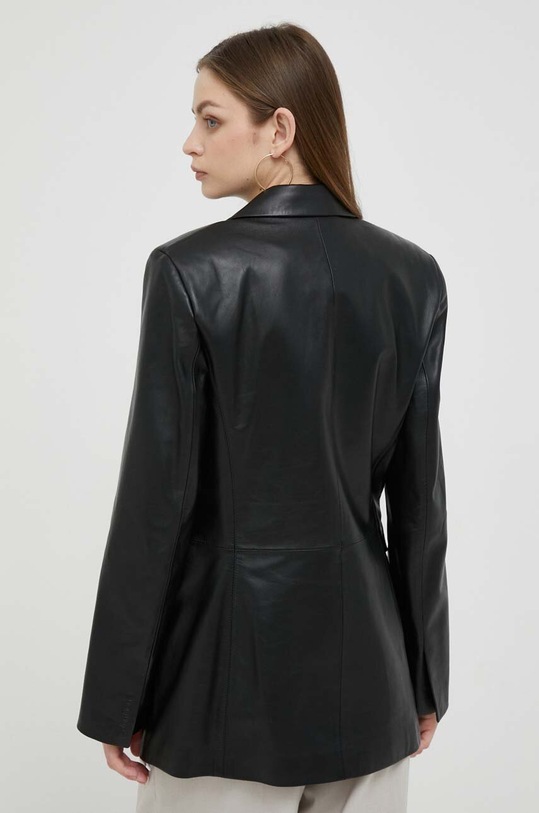 Odzież Calvin Klein marynarka skórzana K20K205486 czarny