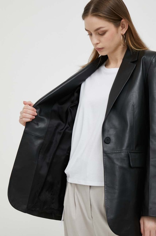 Calvin Klein marynarka skórzana K20K205486