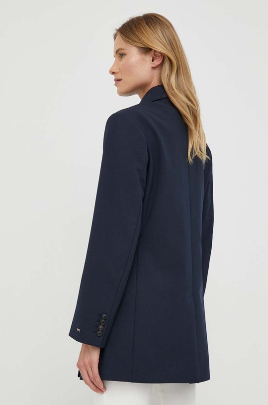 Îmbrăcăminte Tommy Hilfiger sacou din lana WW0WW39095 bleumarin